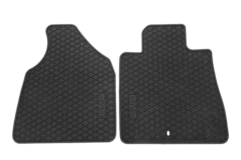 GM Accessories 22890387 Front All-Weather Floor Mats in Ebony with GMC Logo