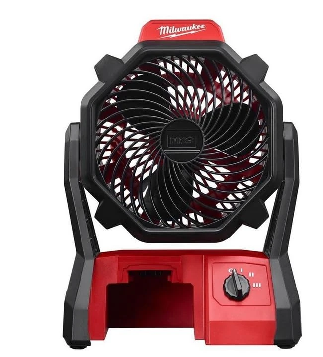 Milwaukee M12AF-0 Area Fan (Naked-no Batteries or Charger), Red/Black