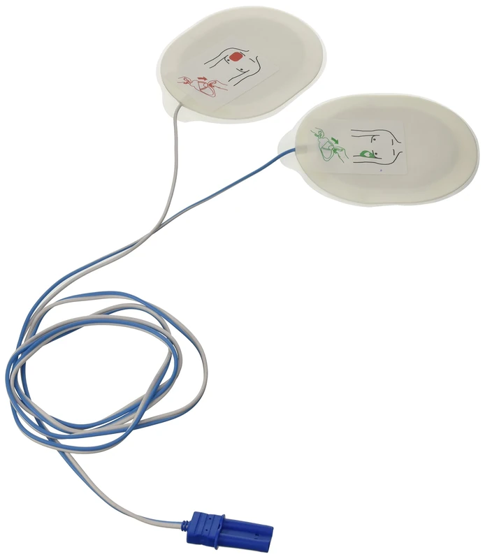 F7956 Pair of disposable defibrillation pads for Schiller - for adult use
