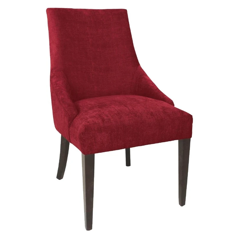Bolero Neutral Finesse Dining Chairs Birch Frame 480mm Red Hotels 2pc