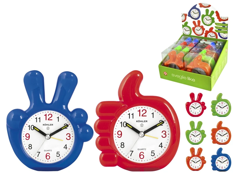 Home 8298700 Set of 8 Alarm Clocks Quartz Like Assorted Home Décor and Decorations