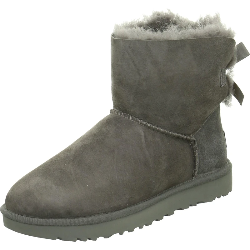 UGG Women's Mini Bailey Bow Ii Fashion Boot, Grey, 7 UK
