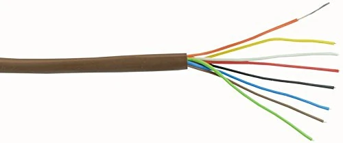Pro Power 8C ALAR m BROWN 100 m Security Alar m Cable, 8-Core, Brown, 100 m