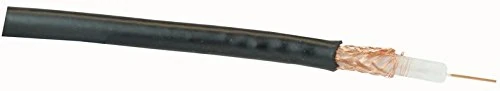 Pro Power RG59U BLACK 100M RG59U Coaxial Cable, Black, 100m