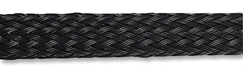 PRO POWER Polyester Expandable Braided Sleeving Black 5mm Dia – 100m Coil