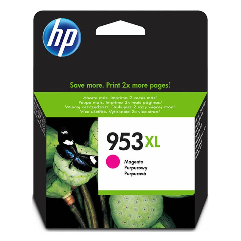 HP 953 X L Magenta Original Ink Cartridge – Ink Cartridge for Printers (Magenta, High, HP, Officejet Pro 8210 Officejet Pro 8218 Officejet Pro 8710 AIO Officejet Pro 8715 AIO, Thermal Inkjet)