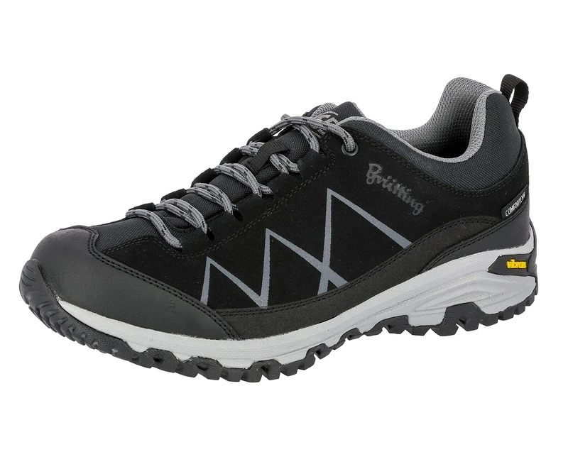Brütting Unisex Kansas Trekking and Hiking Shoes, Black Anthracite, 4 UK