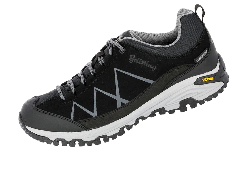 Brütting Unisex Kansas Trekking and Hiking Shoes, Black Anthracite, 11 UK