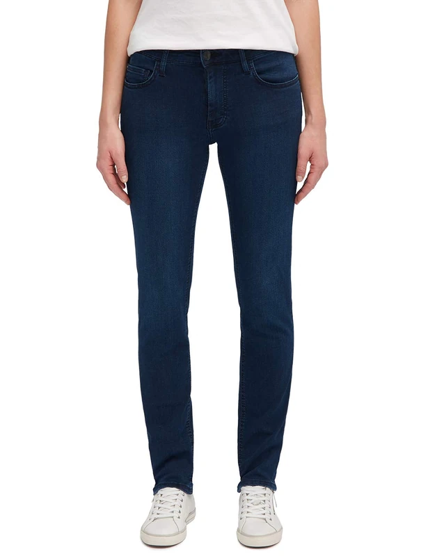 MUSTANG Women's Rebecca Slim Jeans, Blau (Mittelblau 580), 42 (Herstellergröße: 33/30)