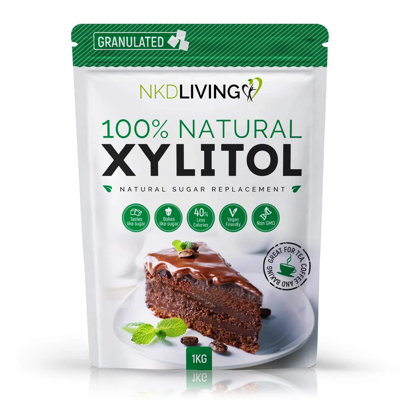 XYLITOL 3 Kg Natural Sugar Alternative (3 x 1kg), Non-GMO Certified …