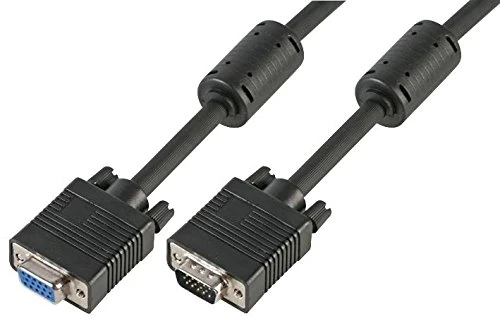 Pro Signal PSG90727 SVGA HD15 Male to Female Monitor Lead, All Pins Connected, 30m, Black