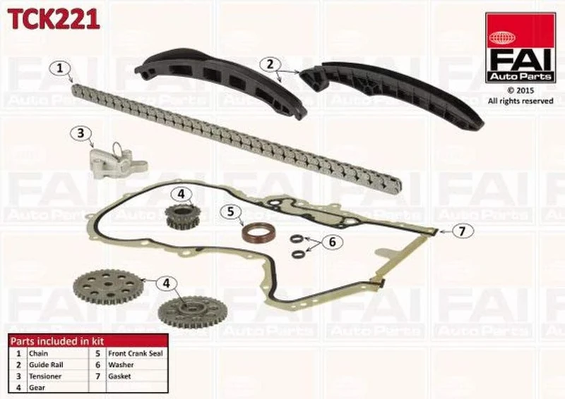 FAI TIMING CHAIN KIT Part no. TCK221