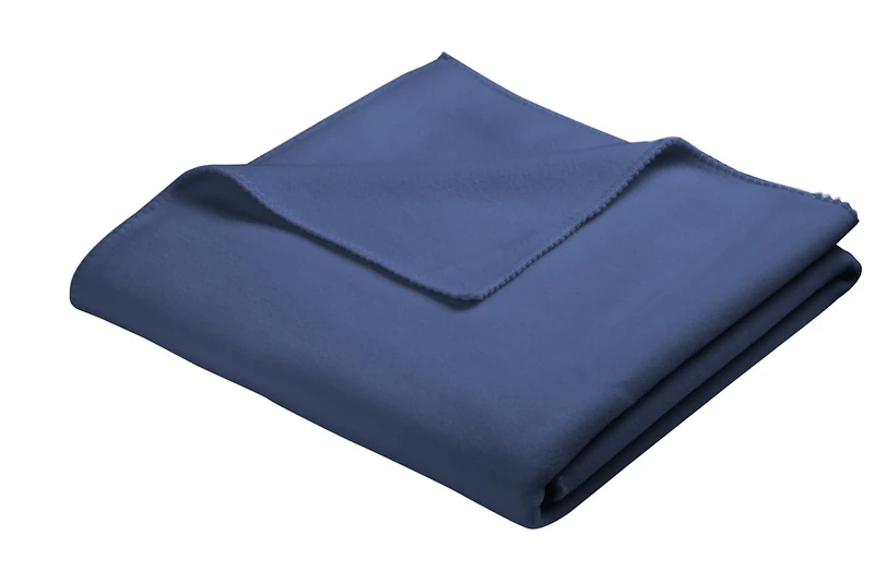Biederlack Emotions Soft Sensation Blanket Throw, Polyester, Jeans, 160 x 200 cm