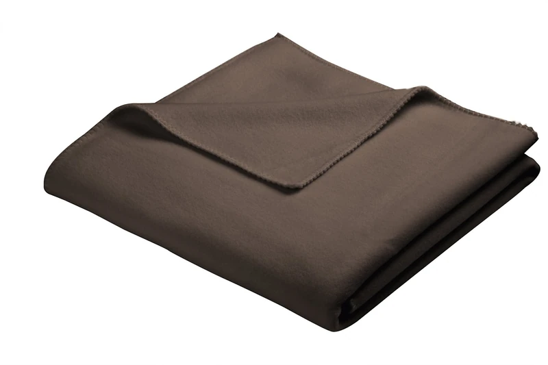 Biederlack Emotions Soft Sensation Blanket Throw, Polyester, Brown, 160 x 200 cm