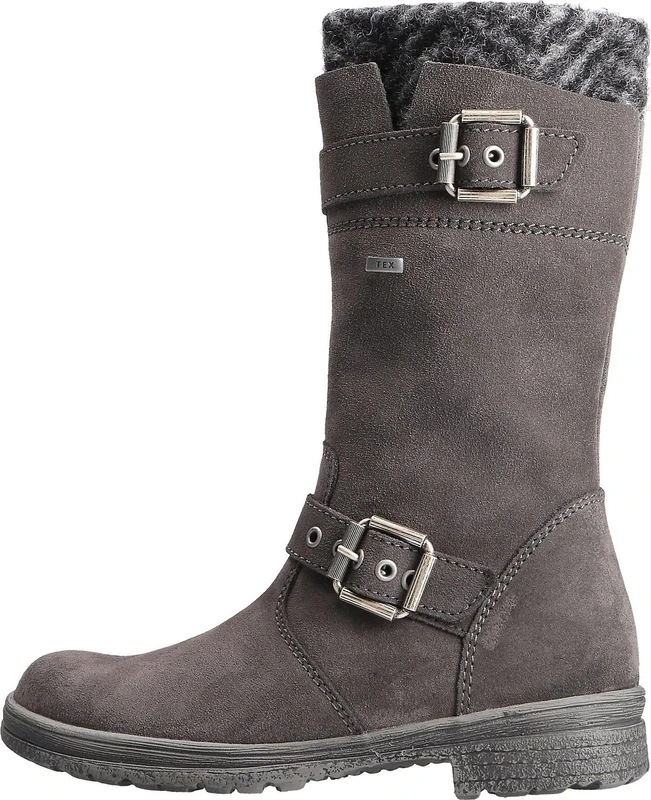 Däumling Boy's Girl's Alia Ankle Boots, Grey 86turino Asphalt, 10 UK Child