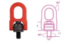 GOLFARE MASCHIO PER SOLLEVAMENTO ORIENTABILE M 12