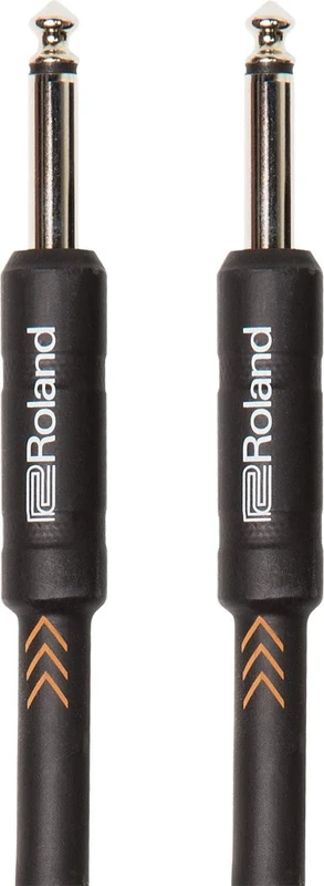 Roland Black Series Instrument Cable, Straight/Straight 1/4-Inch Jack, 25-Feet
