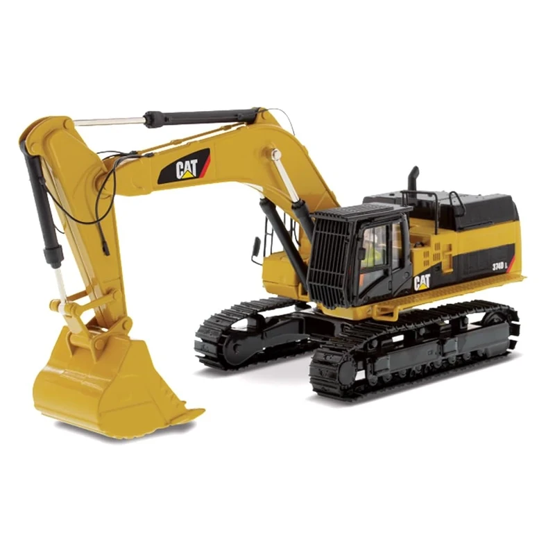 Diecast Masters 1:50 Caterpillar 374D L Excavator | High Line Series Cat Trucks & Construction Equipment | 1:50 Scale Model Diecast Collectible Model 85274