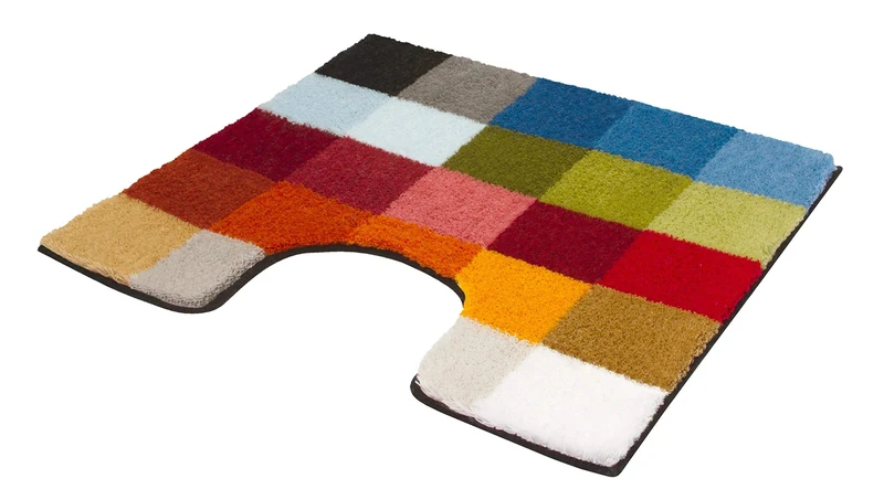 Kleine Wolke "Cubetto Bathroom Mat, Multi-Colour, 60 x 60 cm