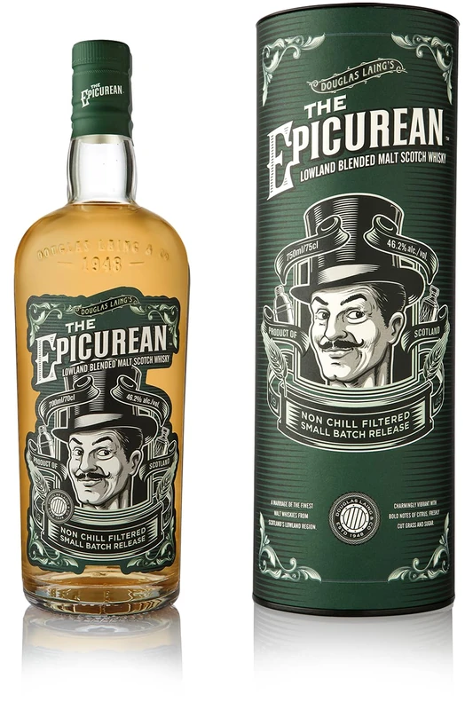 Douglas Laing The Epicurean Blended Malt Scotch Whisky in Gift Tube, 70 cl