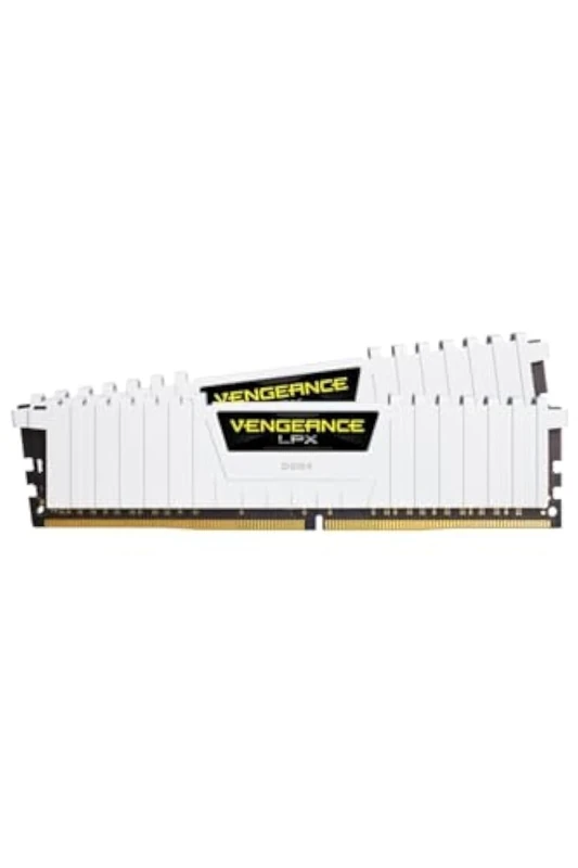 Corsair CMK16GX4M2B3200C16W Vengeance LPX 16 GB (2 X 8 GB) DDR4 3200 MHz C16 XMP 2.0 High Performance Desktop Memory Kit, White