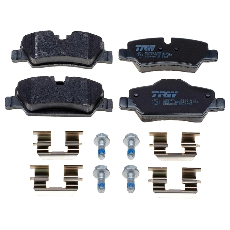TRW GDB2088 Brake Pad Set of 4 for Mini Mini/Cooper (F56) 2013 - Rear Axle and Other Vehicles