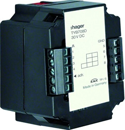 Hager – tyb708d 8 x KNX Universal interface, up