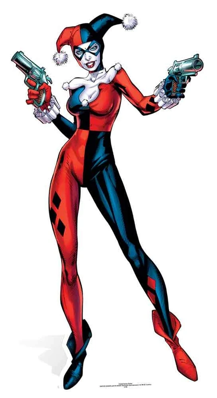 Star Cutouts SC846 Harley Quinn DC Comics Cardboard Cutout – Comic Fan Display, Party Decoration & Collector Gift - Image 1