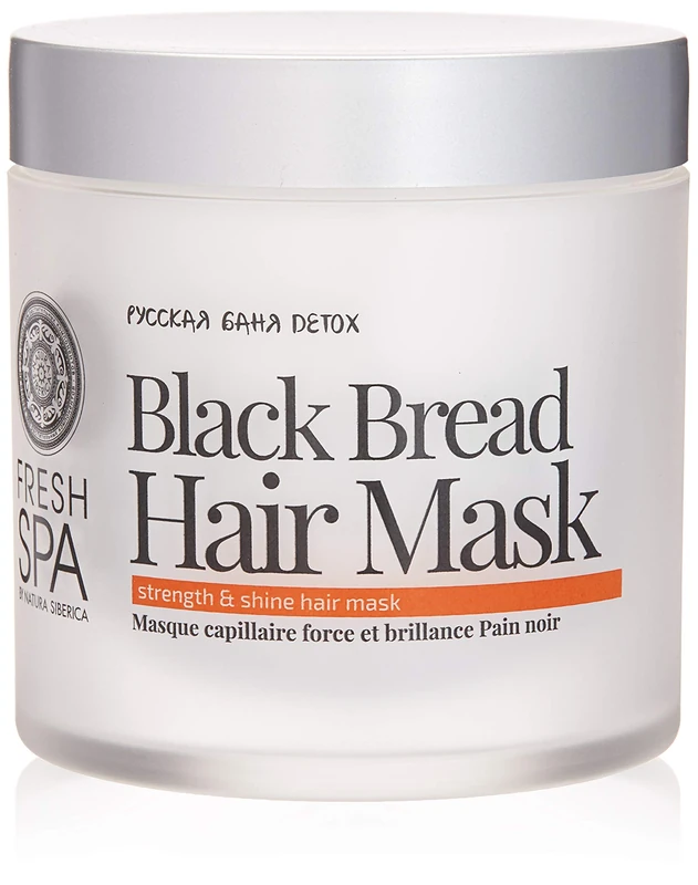 Natura Siberica Fresh Spa Black Bread Strenght and Shine Hair Mask 400ml - Image 1