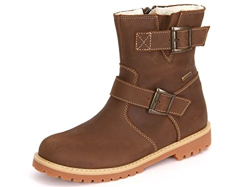 Däumling Boy's Girls' Ada Short Shaft Boots, Braun 93denver Hotdog, 10 UK Child