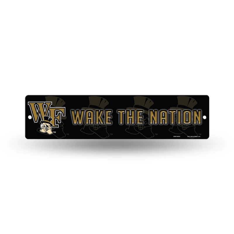 Rico Industries NCAA Ball State Cardinals 16-Inch Plastic Street Sign Décor - Image 1