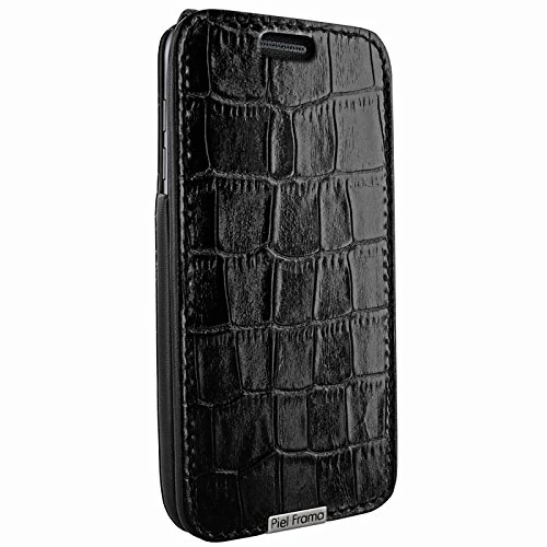 Piel Frama "iMagnum Leather Case for Samsung Galaxy S7 - Crocodile Black