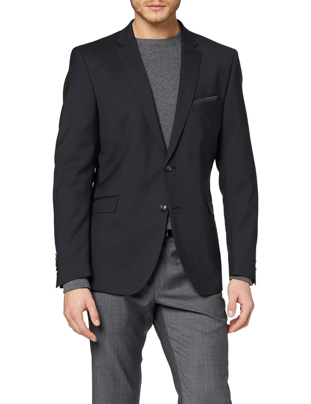Strellson Men's L-Allen Suit Jacket, Grey (Anthracite 113), 36R