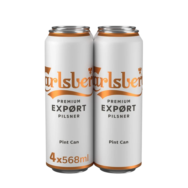 Carlsberg Export Lager Beer, 4 x 568ml