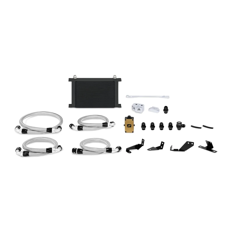 Mishimoto MMOC-GTO-04TBK Thermostatic Oil Cooler Kit Compatible With Pontiac GTO 2004-2006 Black