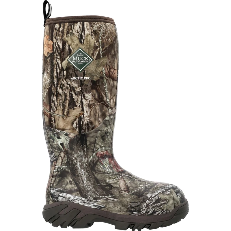 Muck Boots Unisex Adults Arctic Pro Mobuc Wellington Boots, Brown (Mossy Oak Break-up Country), 9 UK
