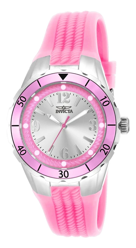 Invicta Angel 17480 Women's Watch - Waterproof - Analogue - Quartz Movement - Stainless Steel with Silver dial - 38mm