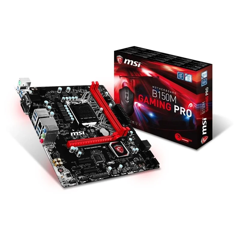 MSI Intel B150M-GAMING-PRO Chipset LGA1151 Socket Micro-ATX Format 6th Gen Core I DDR4 Motherboard