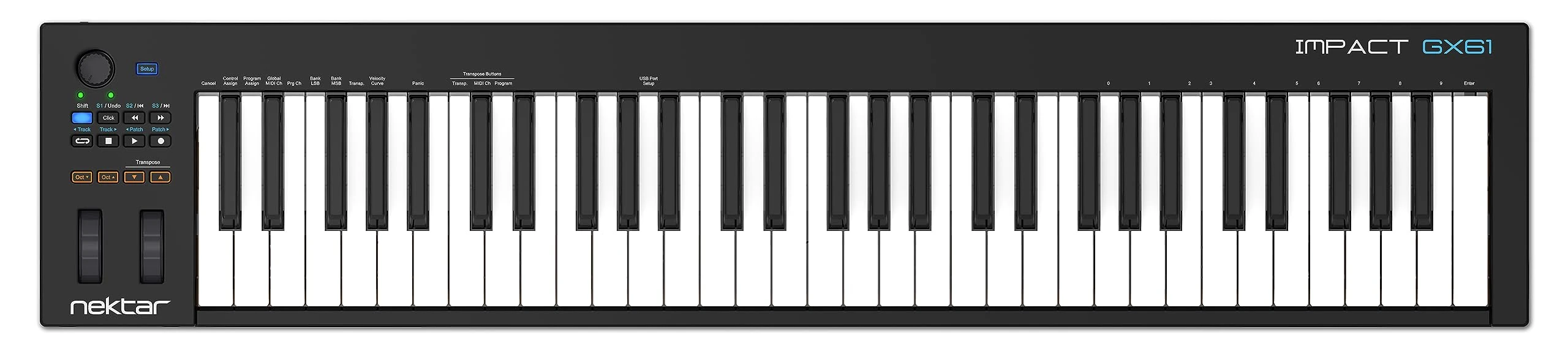 Nektar Impact GX61 USB MIDI Controller Keyboard with Nektar DAW Integration