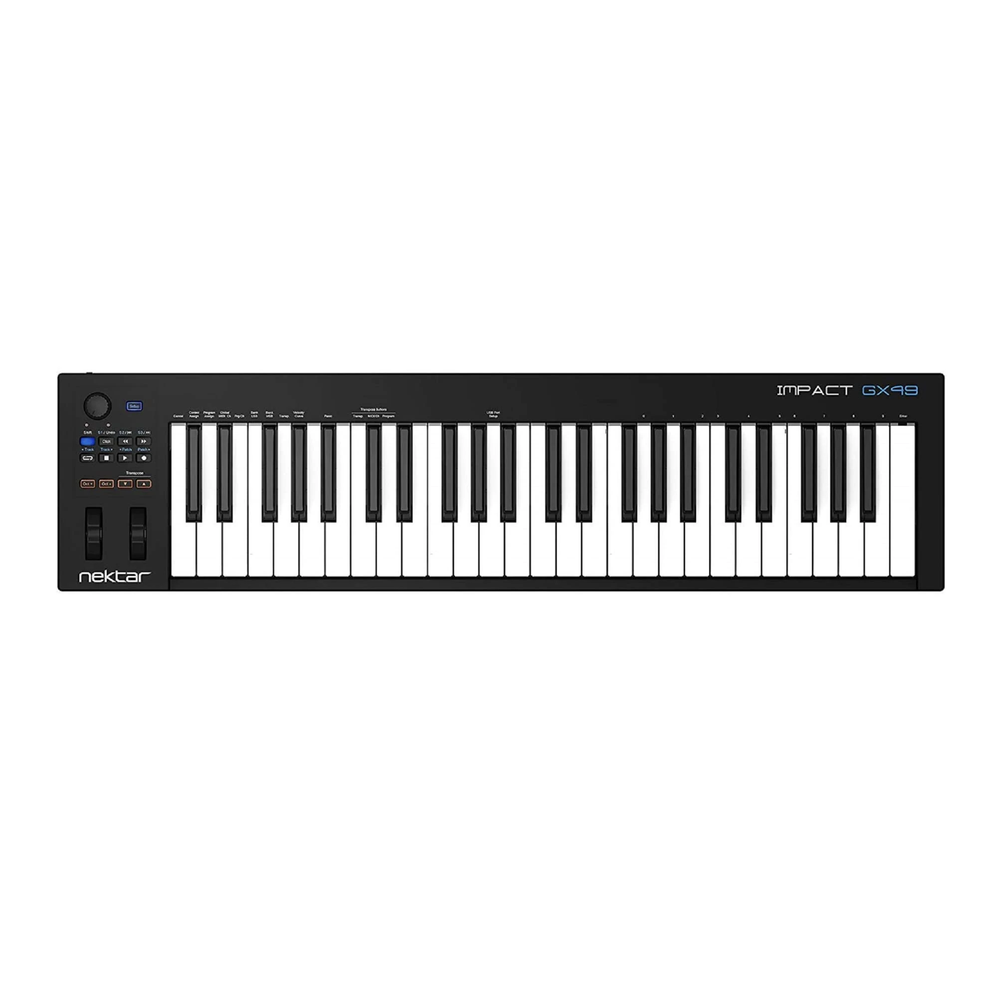 Nektar Impact GX49 USB MIDI Controller Keyboard with Nektar DAW Integration