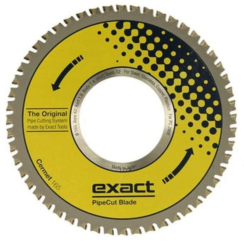 Exact Tool 7010497 Cermet 165 6-1/2" Blade for Stainless Steel, Copper Plastics
