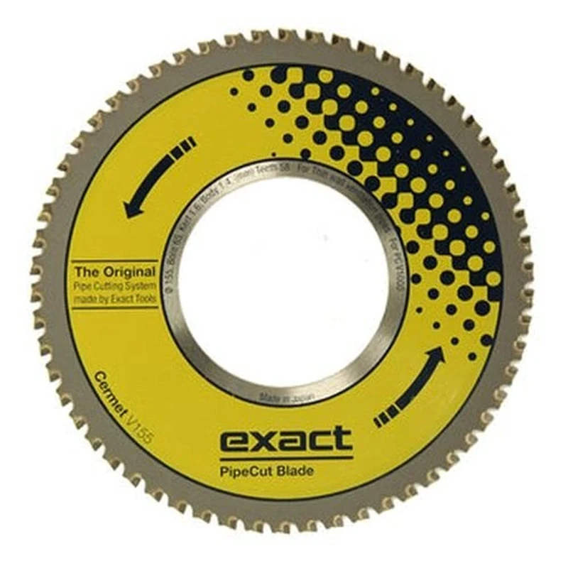 Exact Tool 7010498 Cermet V155 6-7/64" Blade for Thin Wall Ventilation Pipes