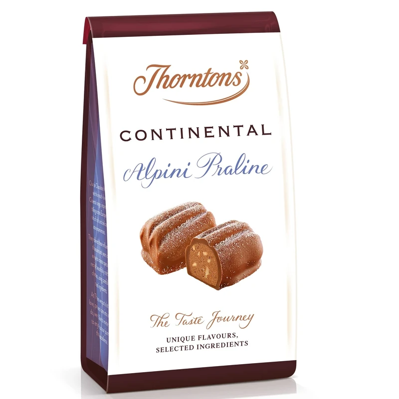 Thorntons Continental Alpini Praline Milk Chocolate Bag 110g