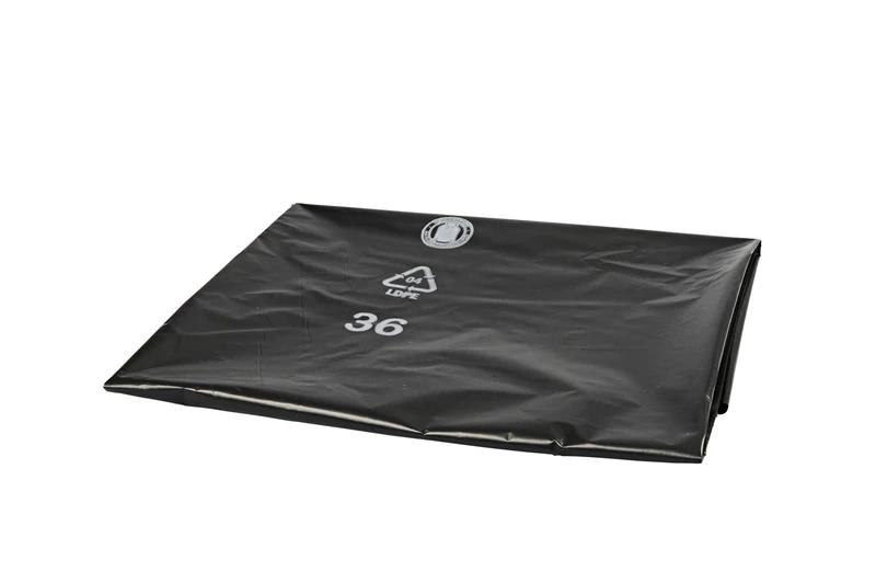 DEISS 140L Bin Liners Extra Strong Black Pack of 150