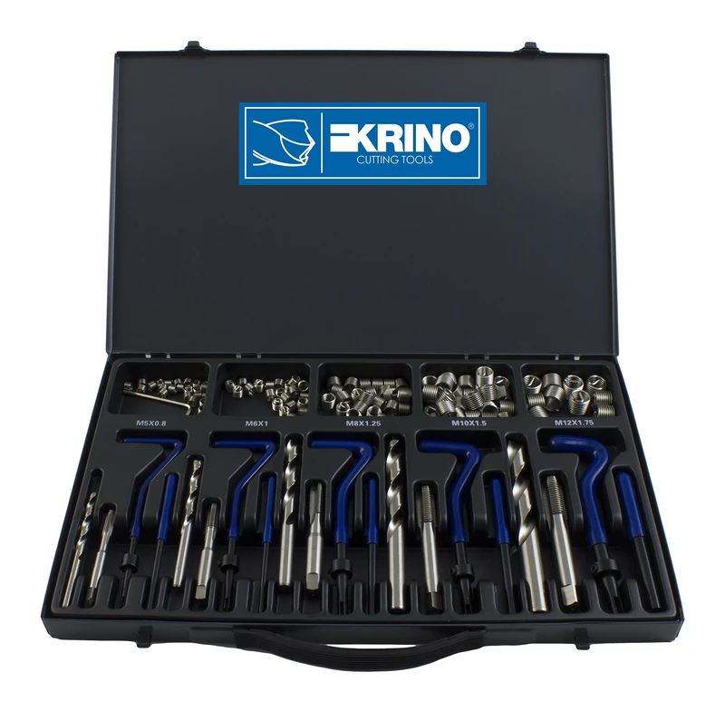 Krino 10605100 Complete Repair Set Damaged Thread M5÷M12, Steel