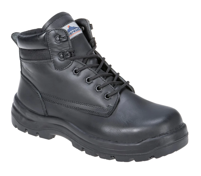 Portwest FD11BKR46 Foyle S3 HRO CI HI FO SRC Safety Boot, Regular, Size: 46, Black