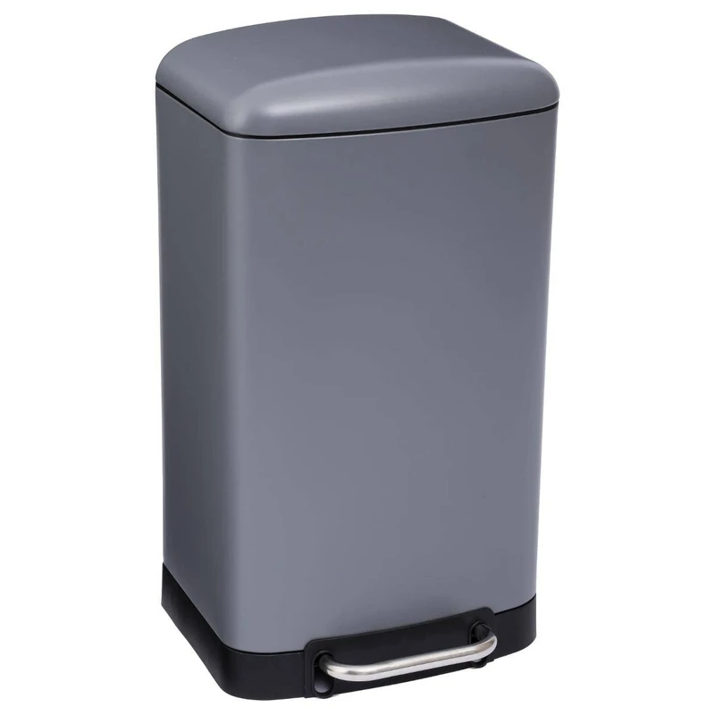 30L matte finish metal bin - Soft close - Wide pedal - Colour BEIGE