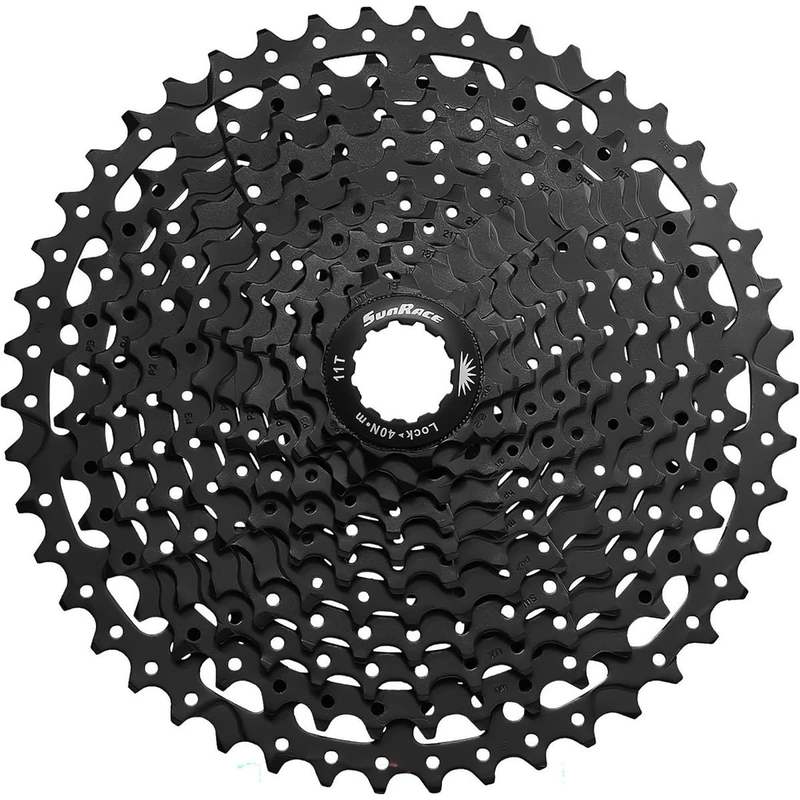 SunRace MS8 11-Speed MTB Cassette, Black, HG-Spline, 11-46T