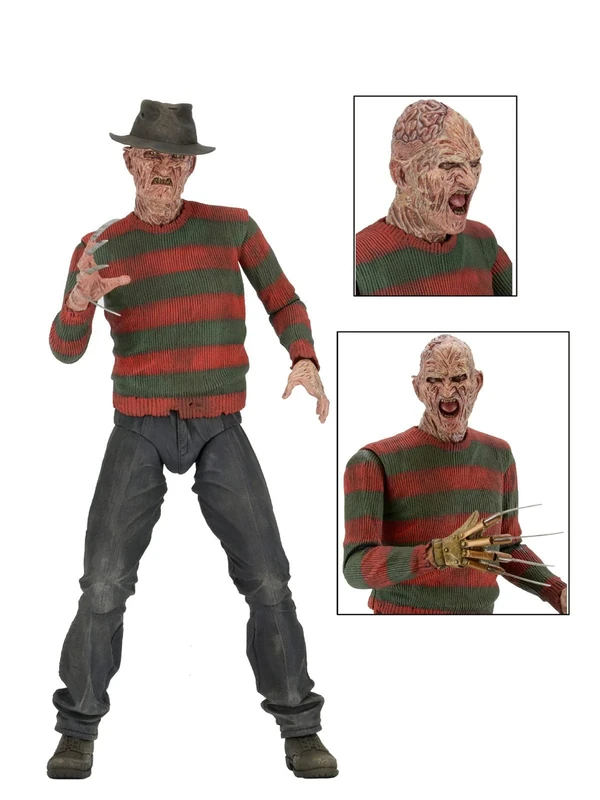 Nightmare On Elm Street 39897 Part 2 1/4 Scale Freddy Krugger Figure for 17 years to 99 years, Red and Black