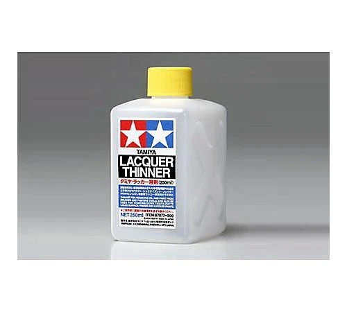 Tamiya Series No.77 Lacquer Solvent 250ml - Plastic Friendly Thinner